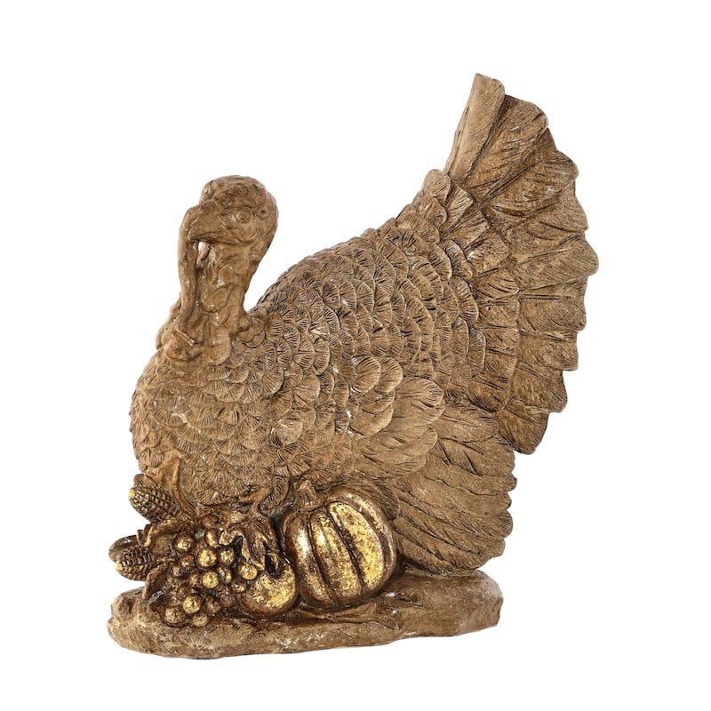 7" Resin Turkey Table Piece