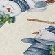 preview thumbnail 6 of 7, Machine Washable Indoor/ Outdoor Holiday Snowman Chantille Rug