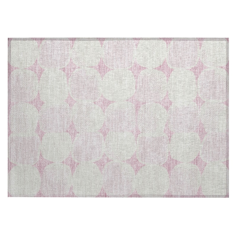 Machine Washable Indoor/ Outdoor Chantille Puffy Modern Rug