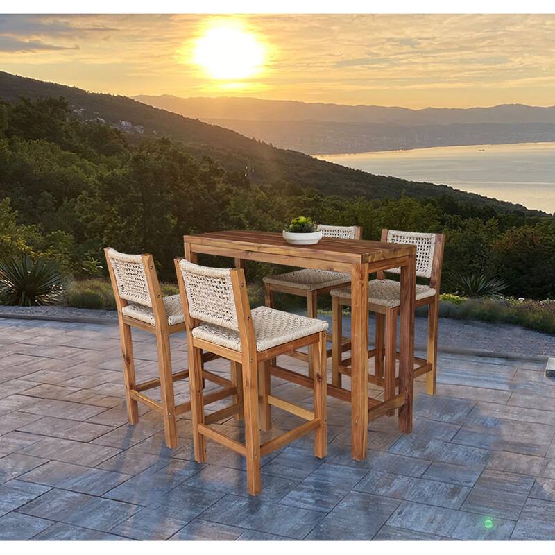 Set of 5 pcs -Table with 4 RTA stools