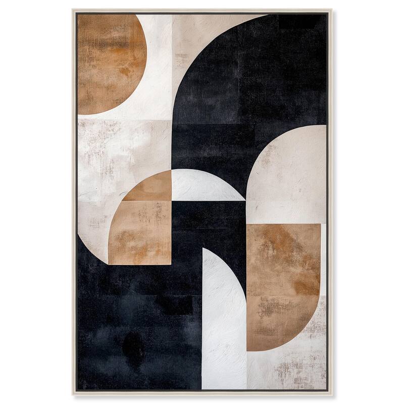 Arching Forms II Canvas by Art Remedy - Silver - 16" x 24"