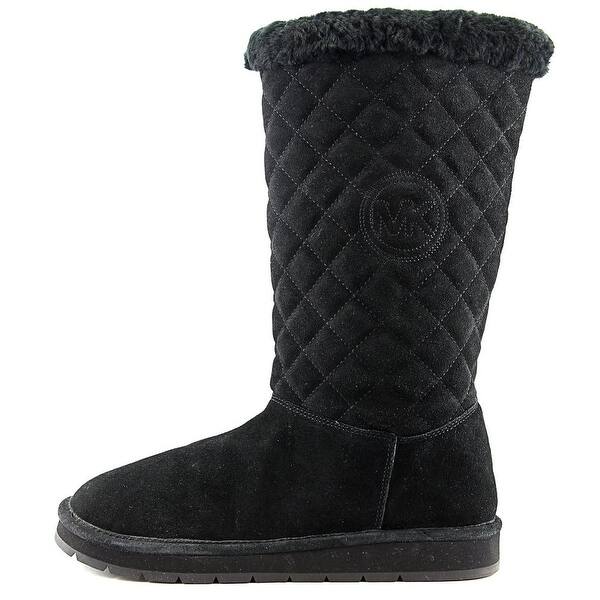 Shop Michael Michael Kors Ak15g Round Toe Synthetic Winter Boot