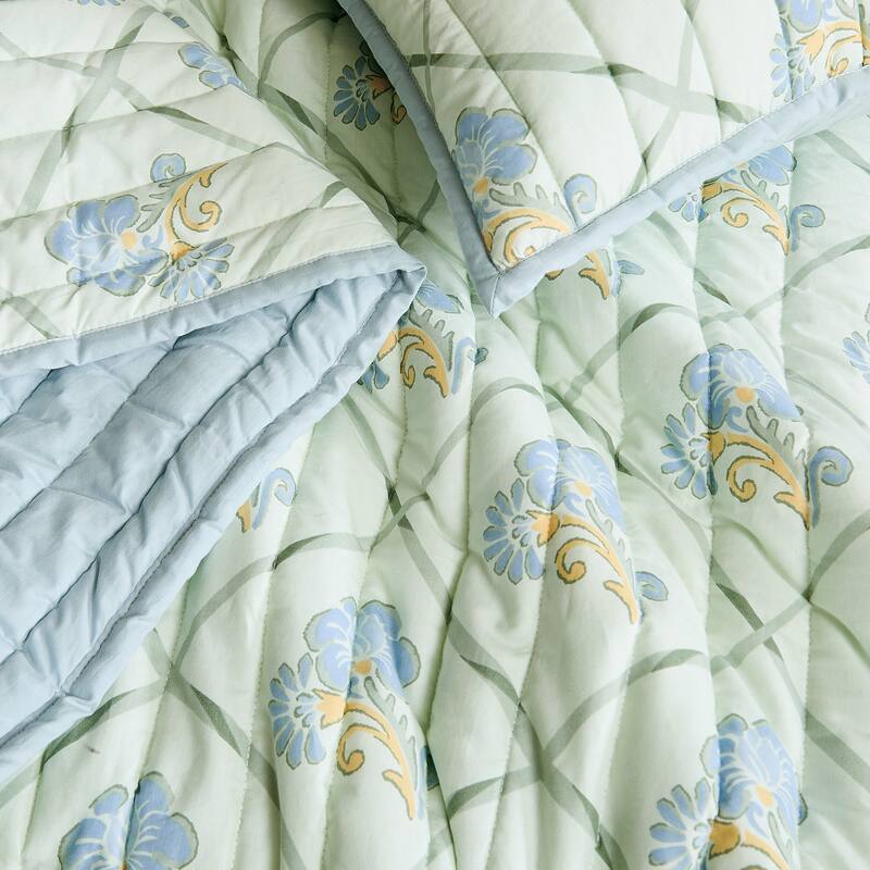 Brooklyn Loom Olivia Floral Quilt Set