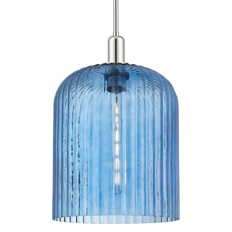 Innovations Lighting 716-1S-G559-12BL Bridal Veil 12" Wide Pendant - Polished Nickel