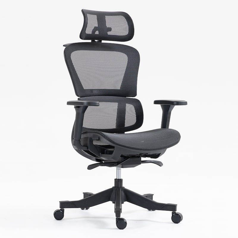 High Back Mesh Office Chair,The Ergonomic Office Chair Can Be Adjust To 3 Angles,360°Swivel