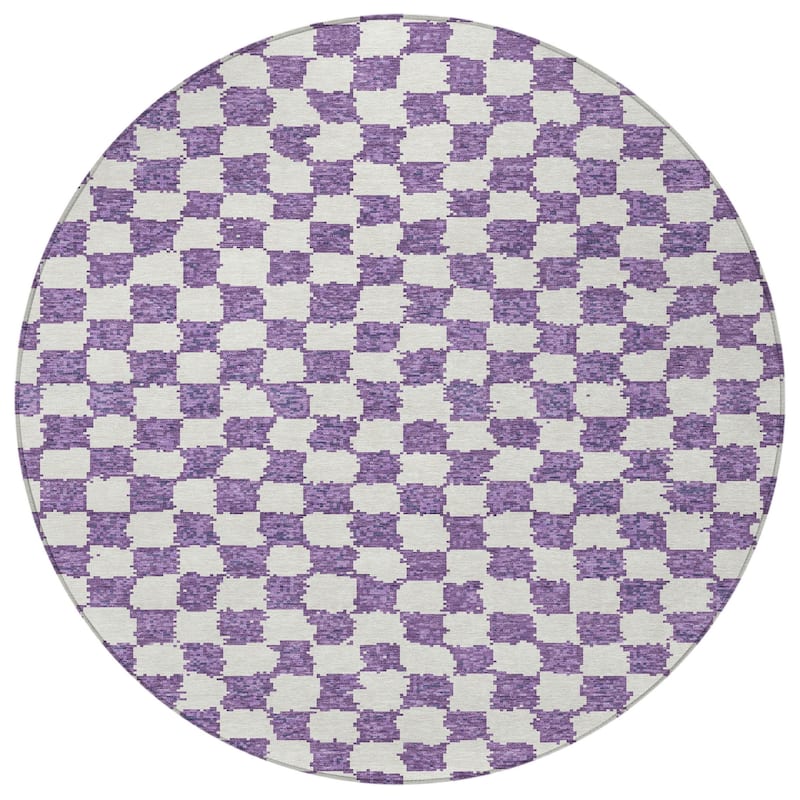 HomeRoots Geometric Transitional Rectangle Outdoor Rug