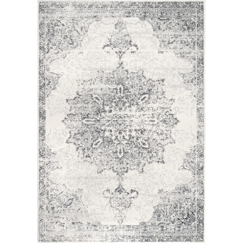 Nuloom Vintage Persian Medallion Faded Area Rug