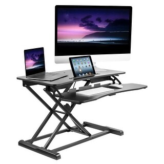 Shop Mount It Adjustable Standing Desk Converter With Keyboard