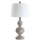 preview thumbnail 6 of 4, SAFAVIEH Lighting 29-inch Ephraim Brown LED Table Lamp (Set of 2) - 15"x15"x28.5"
