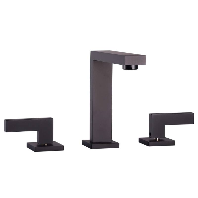 Fine Fixtures Square Bathroom Faucet, 8" Spread