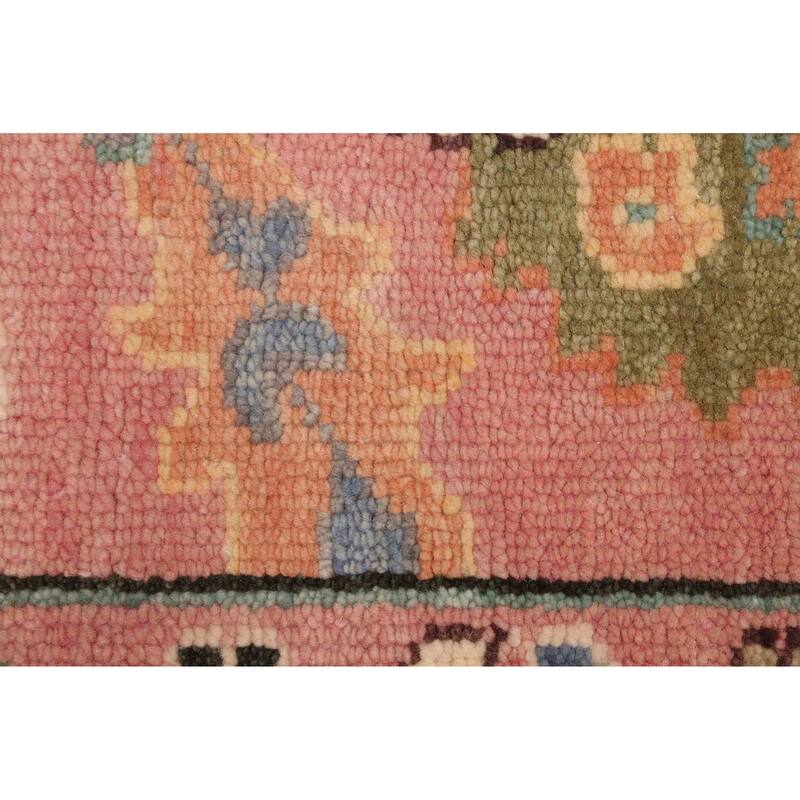 ECARPETGALLERY Hand-knotted Modern Oushak Violet Wool Rug - 7'10 x 10'0