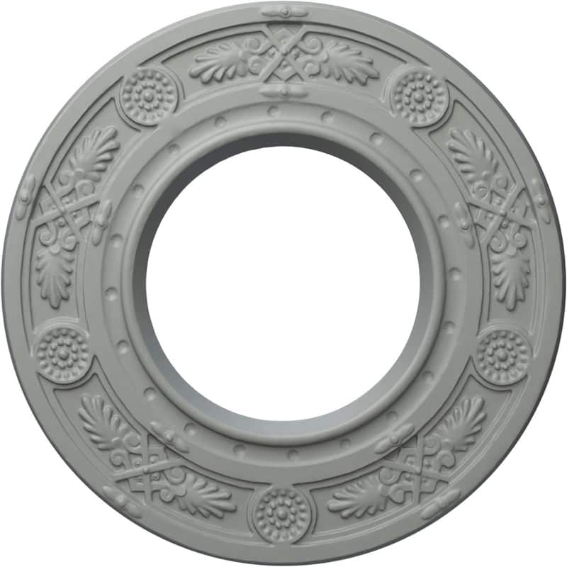 8"OD x 3 7/8"ID x 1/2"P Daniela Ceiling Medallion