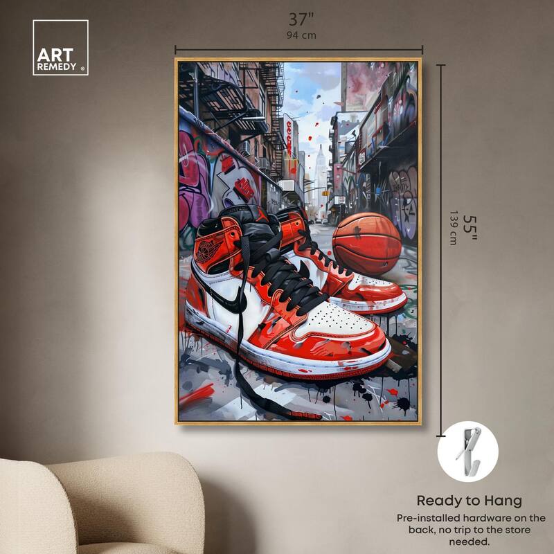 Streetwise Sneakers Canvas by Art Remedy