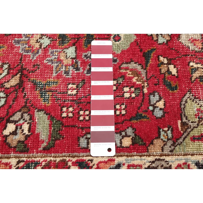 ECARPETGALLERY Hand-knotted Antalya Vintage Red Wool Rug - 5'11 x 9'3