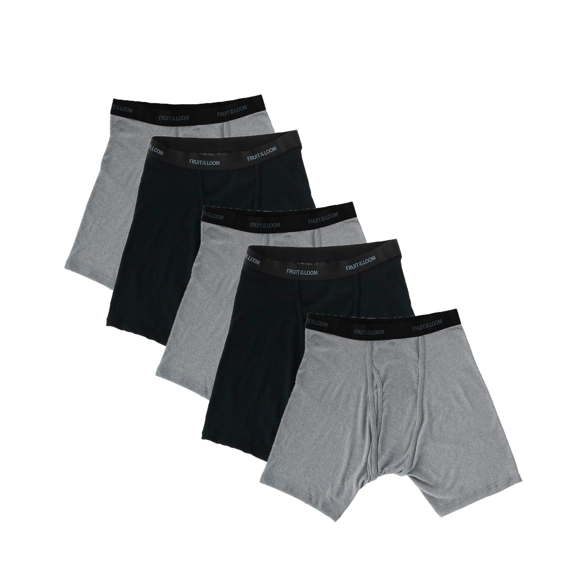 Fruit of the Loom Mens 4-Pack Assorted Boxer Brief