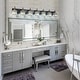 preview thumbnail 73 of 182, 2/3/4-Light Modern Bathroom Crystal Vanity Light Wall Sconces