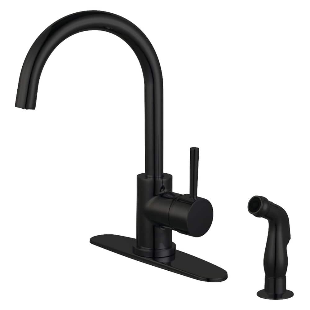 Kingston Brass Concord 1.8 GPM Standard Kitchen Faucet - Includes Side