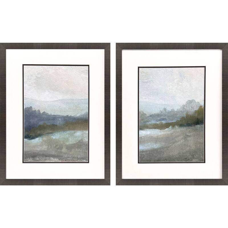 Paragon Azure Valley Framed Art - Set of 2