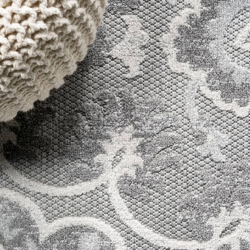 JONATHAN Y Cassis Modern Medallion High-Low Indoor/Outdoor Area Rug