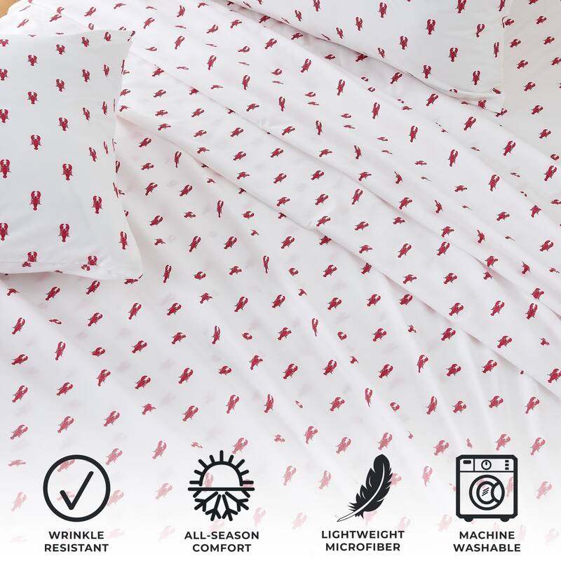 Premium Coastal Microfiber Sheet Set