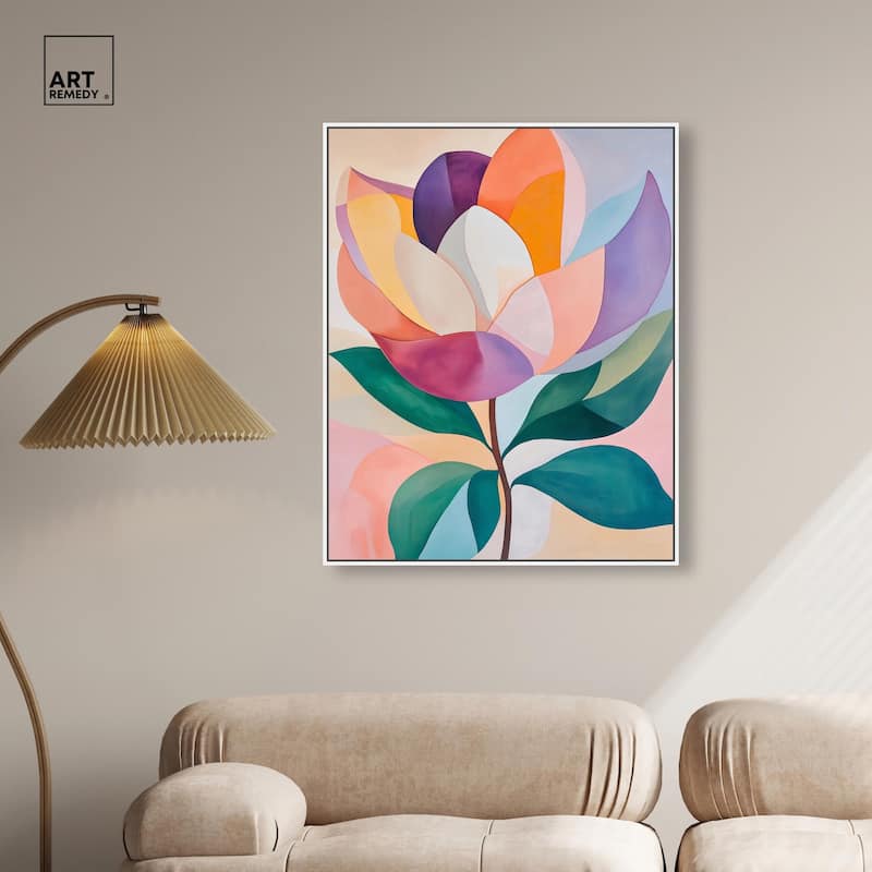 Magnolia in Color II Canvas by Art Remedy