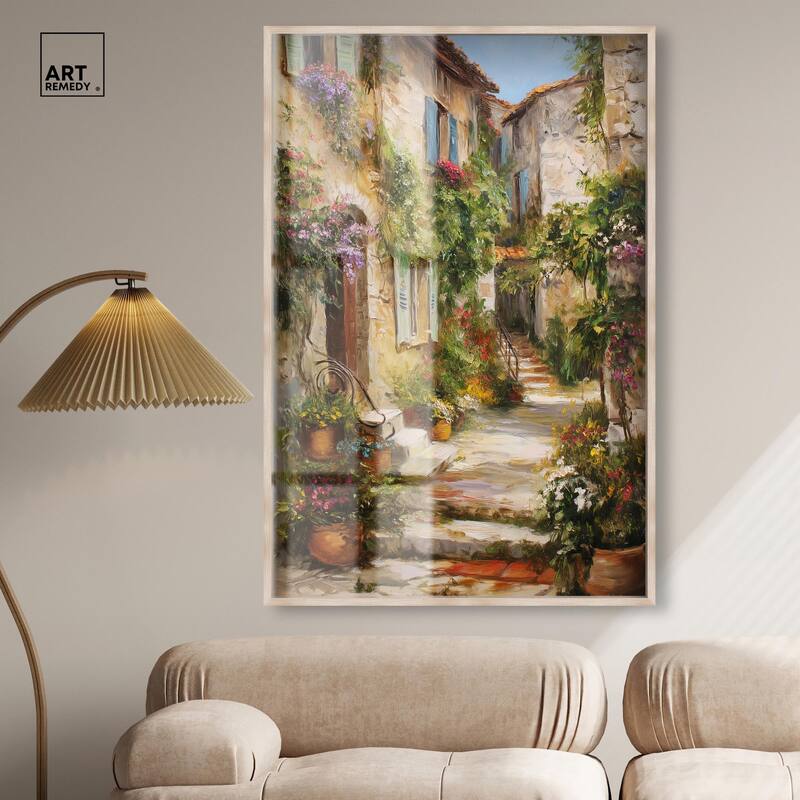 Mediterranean Charm II Shadowbox by Art Remedy