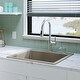 preview thumbnail 8 of 59, Karran Top Mount 25 in. Single Bowl Quartz Kitchen Sink Kit