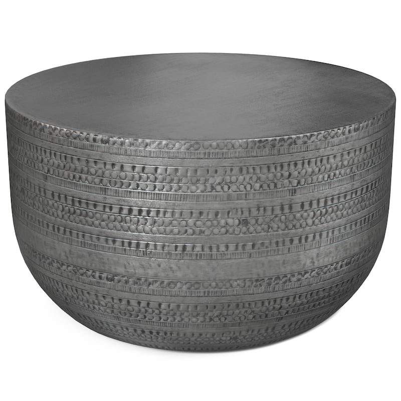 WYNDENHALL Jean 29.5 inch Wide Boho Metal Coffee Table & Fully Assembled