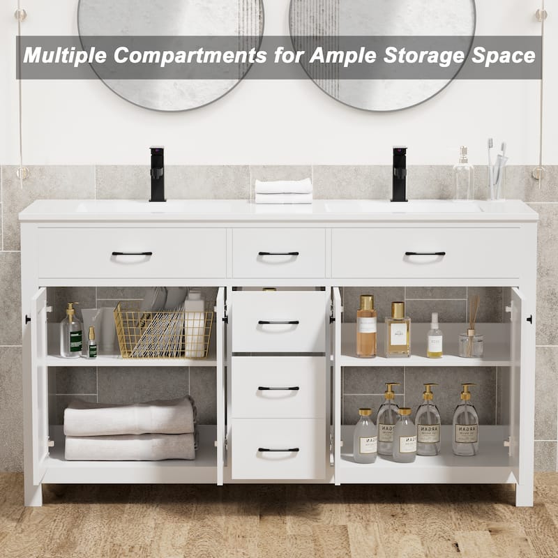Sink Bathroom Vanity with Counter Top Set