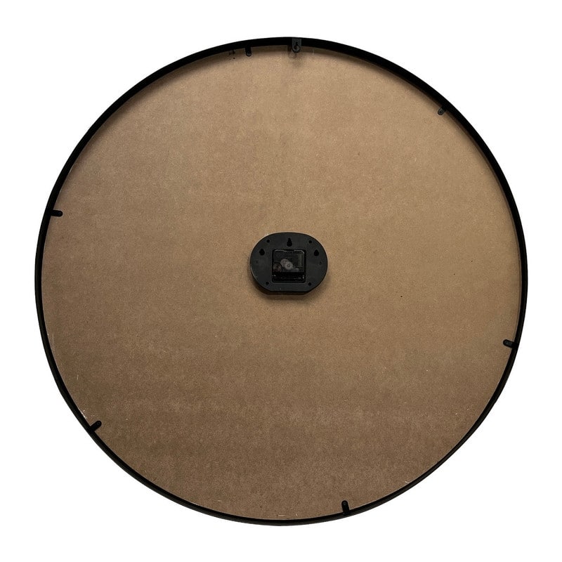 Sirena Wood Round Farmhouse Style Wall Clock - 33"H x 33"W x 1.5"D