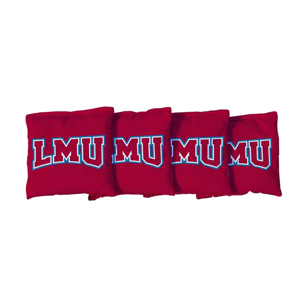 Loyola Marymount LMU Lions Red Cornhole Bags
