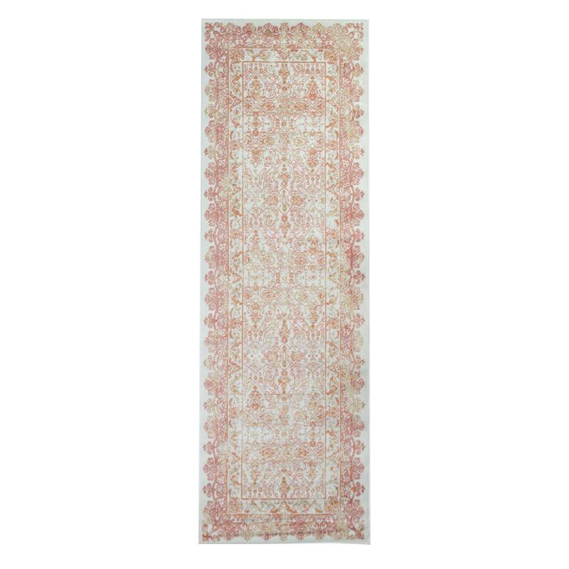 Superior Traditional Vintage Distressed Polypropylene Area Rug