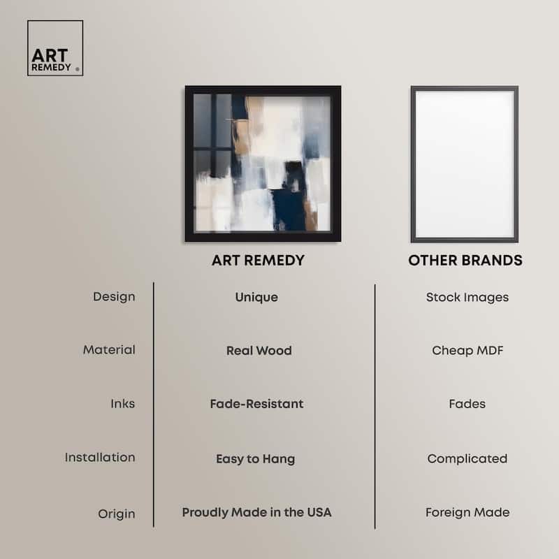 Blue Mood Depth II Shadowbox by Art Remedy