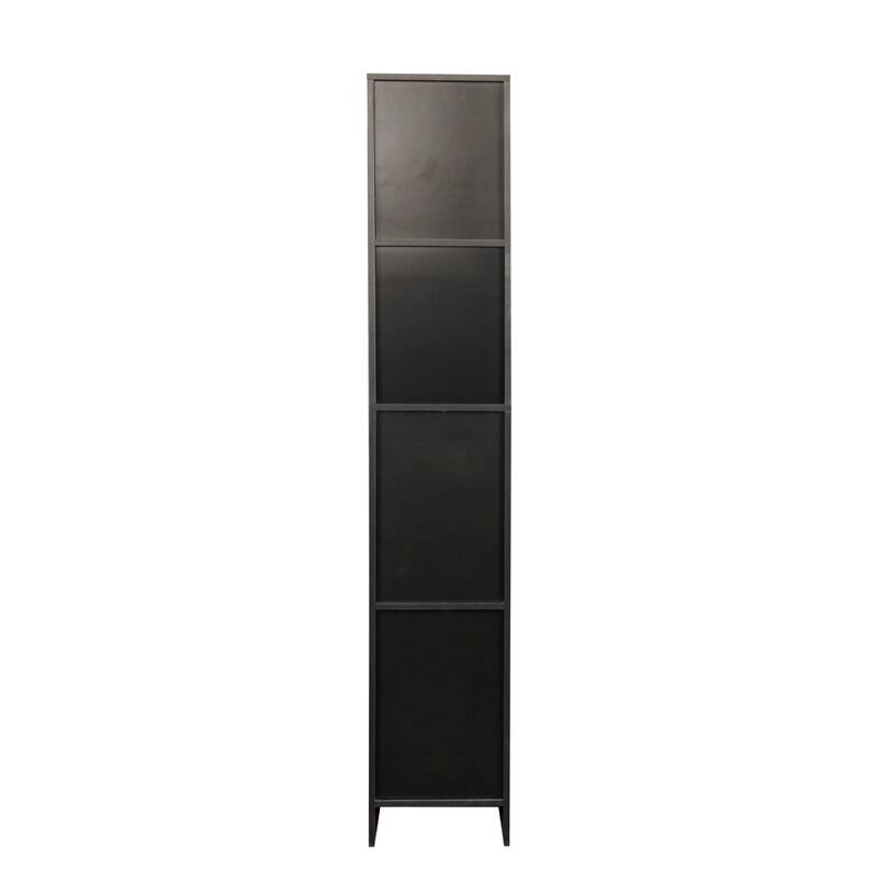 Roomfitters Tall Freestanding Storage Cabinet with 2 Doors, Slim Pantry Cabinet for Kitchen, Bathroom, or Living Room