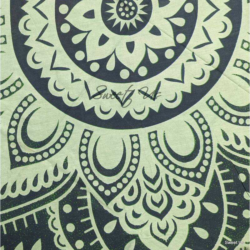 Cotton Floral Passion Tablecloth Round - 81-in Round