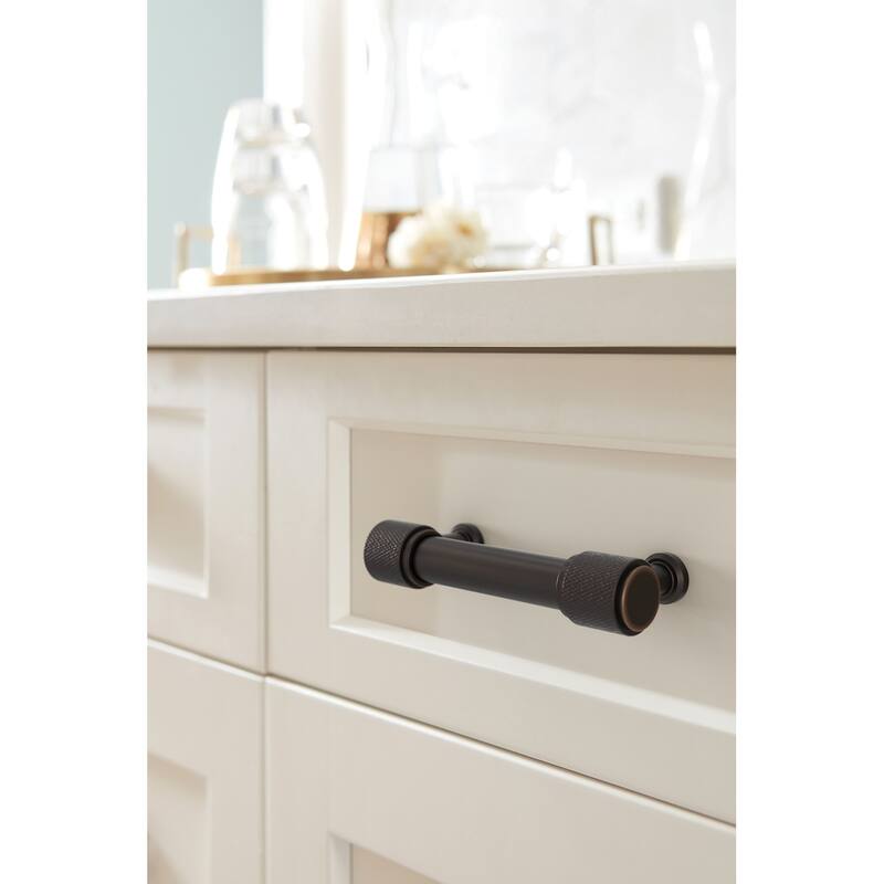 Amerock BP37742 Faraday 3" Center to Center Knurled Bar Cabinet Pull