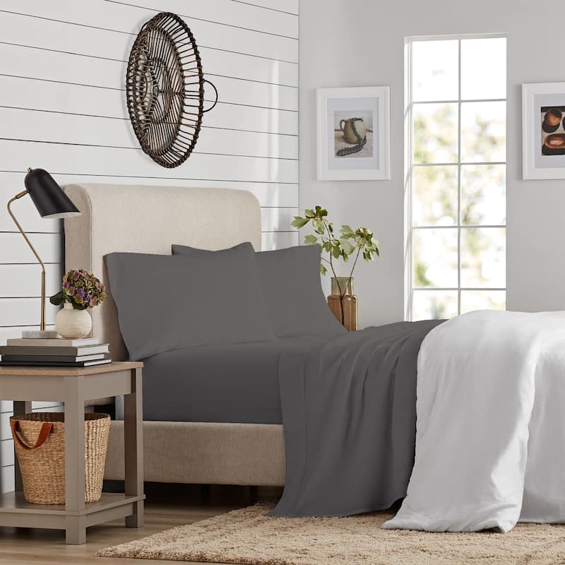 Color Sense Super-Soft & Cozy Knitted Jersey Sheet Set