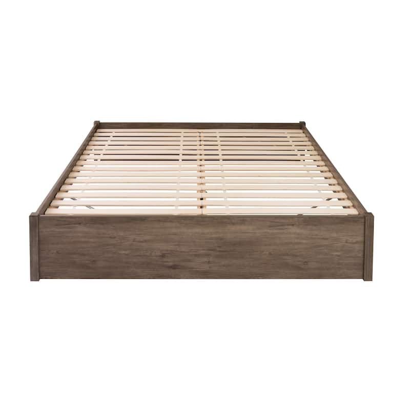 Prepac King 4-post Platform Bed with Optional Drawers