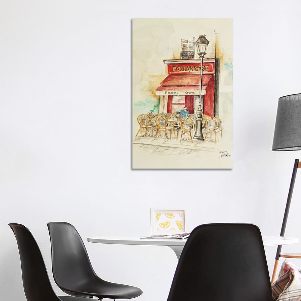 iCanvas "Cafe Du Paris I" by Patricia Pinto Canvas Print