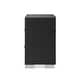 preview thumbnail 15 of 14, Furniture of America Alaric Modern Black Solid Wood Nightstand with 2 Drawers and USB Ports