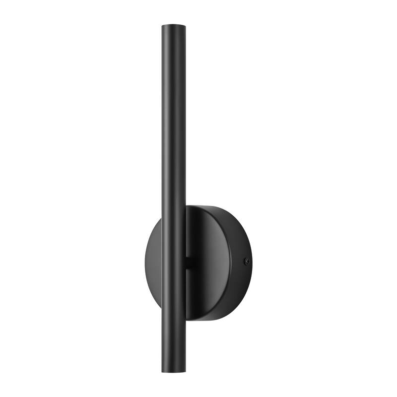 Modern Black Linear Integrated LED 3000K Warm Light Bathroom Vanity Light Wall Sconce