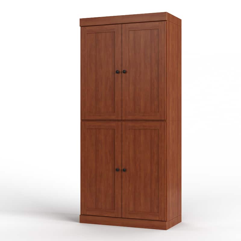 Palace Imports 100% Solid Wood 32" Bathroom Storage Cabinet with Shaker Doors, 2-Drawers and Adjustable Shelves