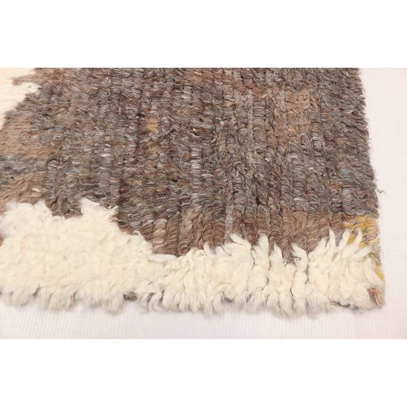 ECARPETGALLERY Hand-knotted Tangier Cream Silk, Wool Rug - 8'1 x 9'11