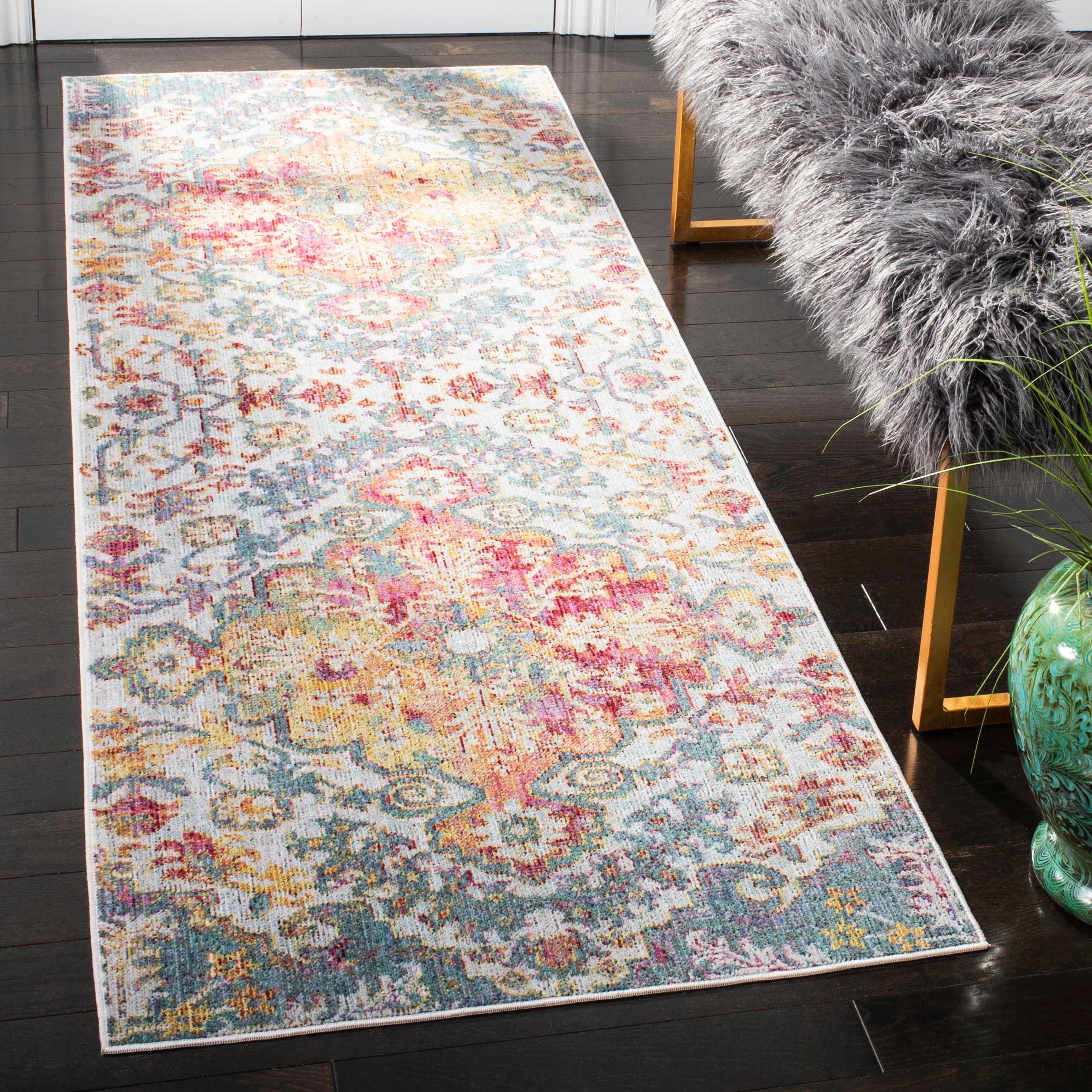 SAFAVIEH Windsor Ezia Shabby Chic Oriental Polyester Rug