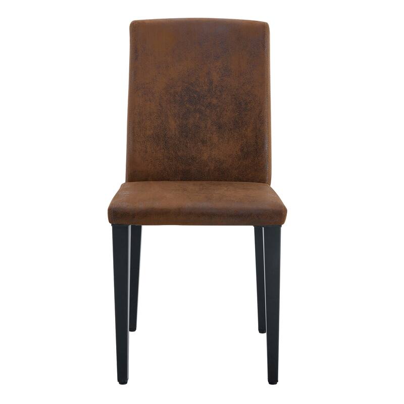 Modern Kitchen Chair Dining Chairs Set of 2 with Sturdy Metal Legs Side Chair for Dining Room