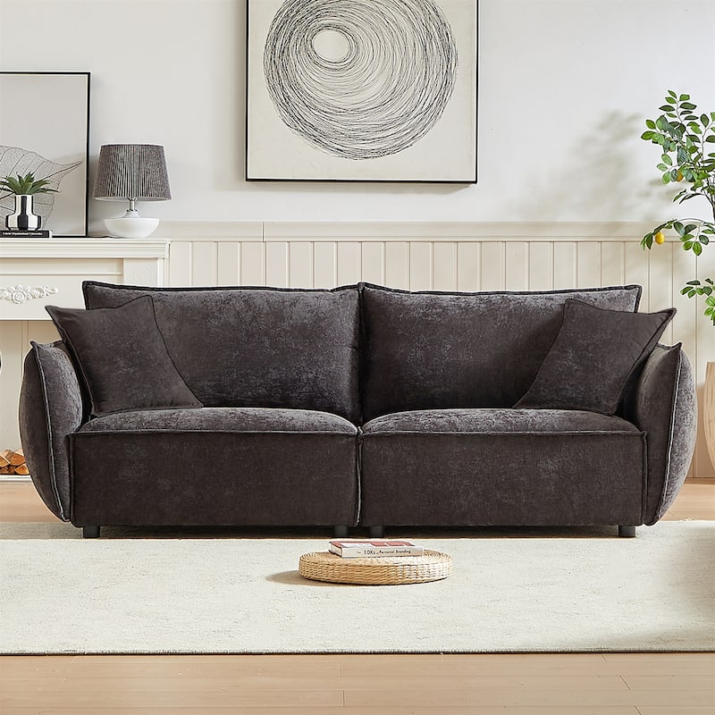 Convertible Sleeper Sofa - Black