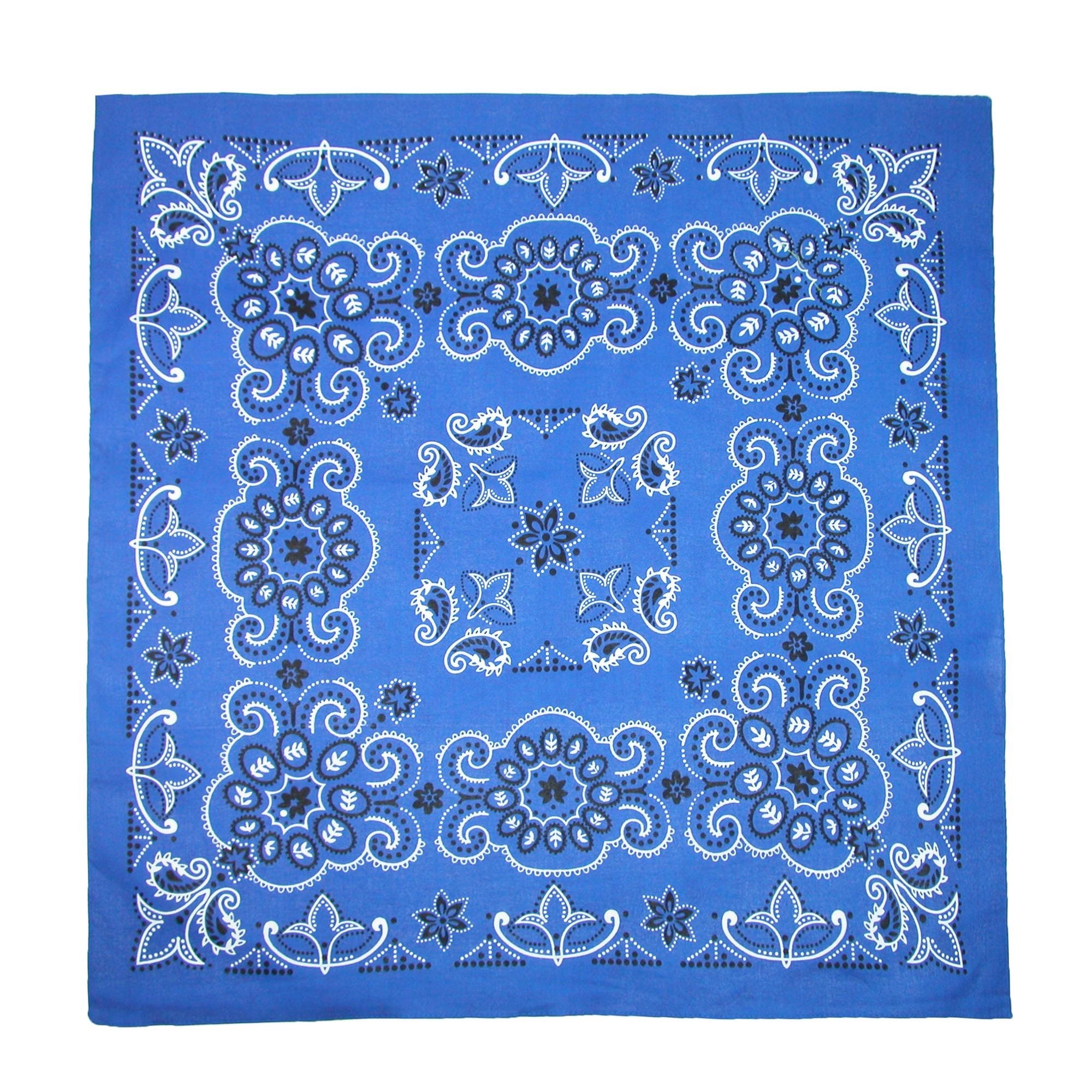 CTM 27 Inch Extra Large Cotton Texas Paisley Bandana