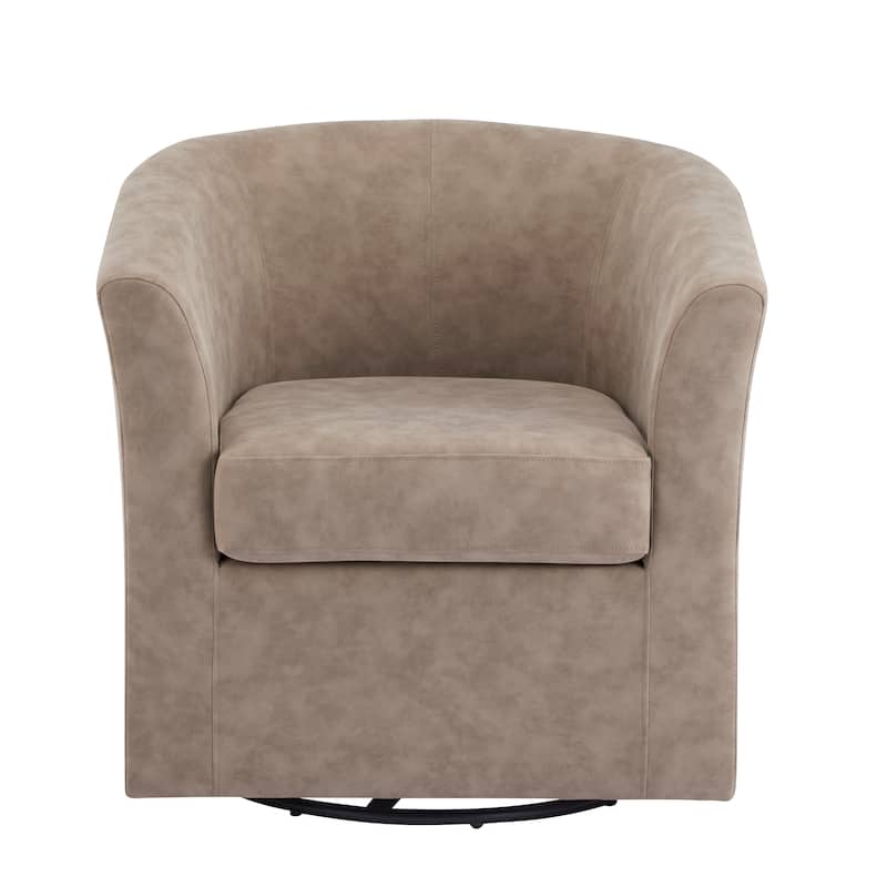 Daymian Swivel Club Chair by Christopher Knight Home