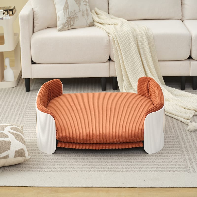 Dog Couch Bed Puppy Sofa Bed with Removable Mattress Cover - 31" W