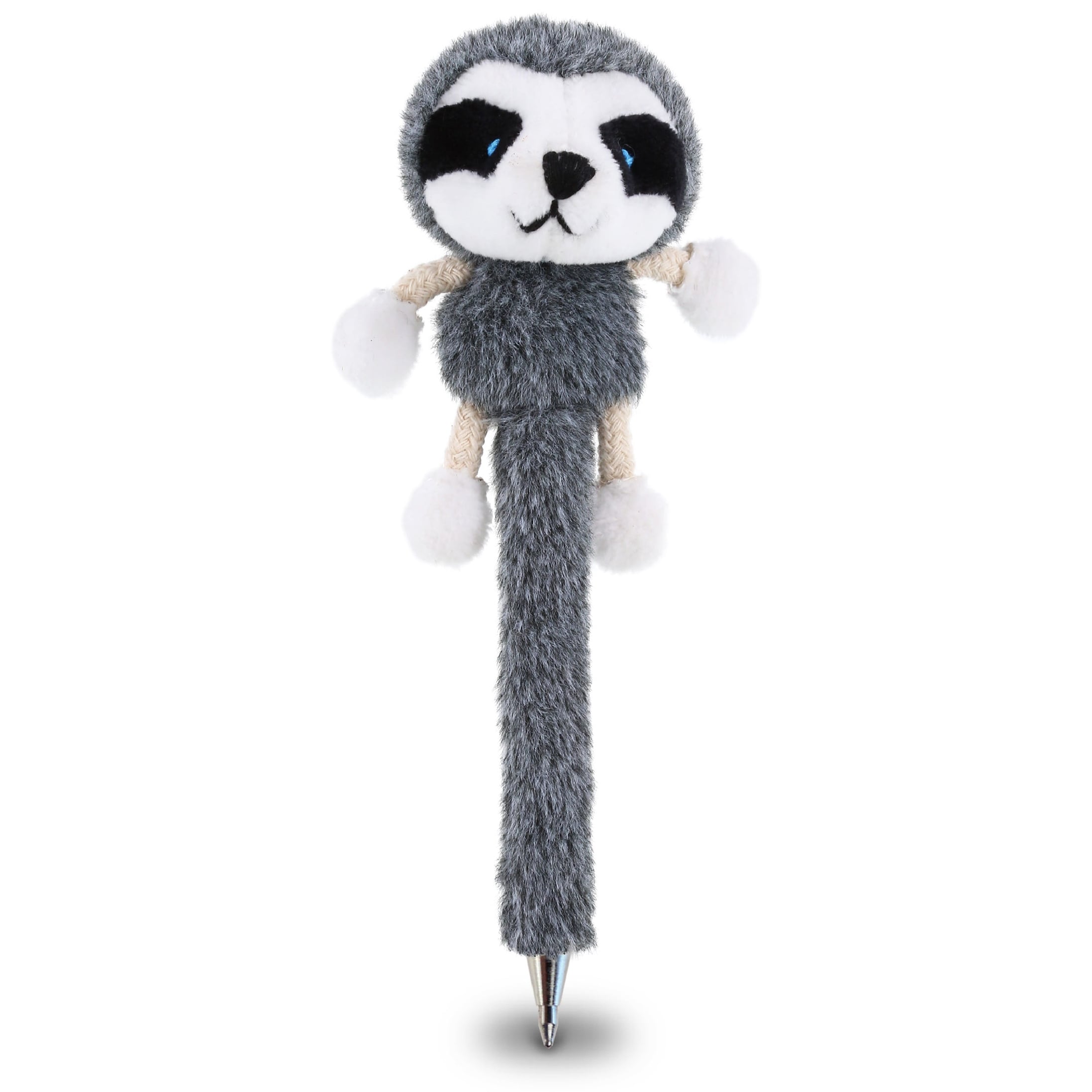DolliBu Sloth Plush Pen - Soft Stuffed Animal Ballpoint Novelty Pen